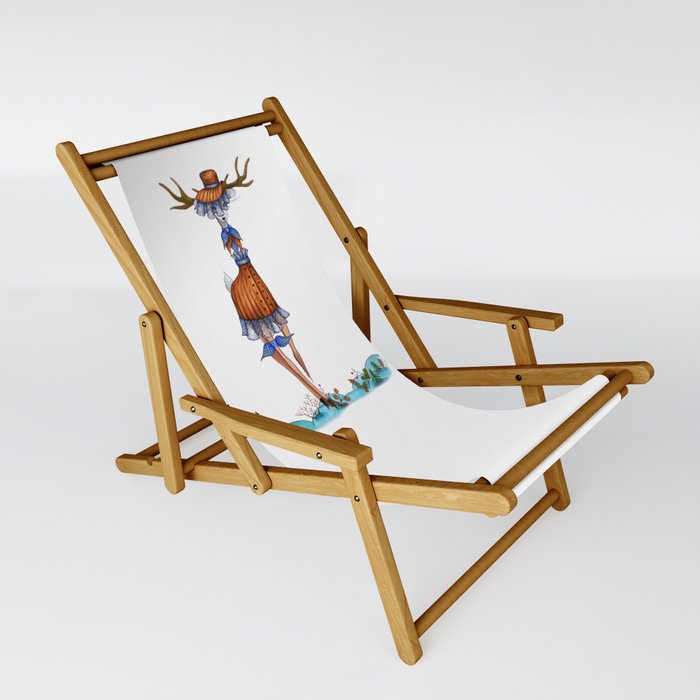 Fashion Christmas Deer 9 Sling Chair