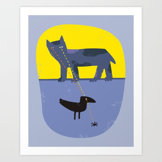 Scan Chain Art Print