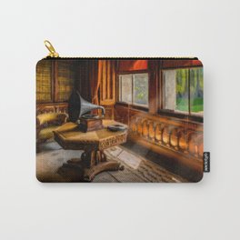 Victorian Music Room Art Carry-All Pouch | Memorabilia, Victorian, Upperclass, Musicroom, Window, Color, Adrianevans, Oldfashioned, Photo, Gramophone 