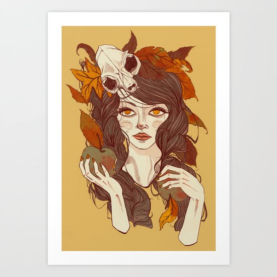The Bitten Mouth Art Print