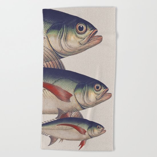 Fish Classic Designs 5 Beach Towel
