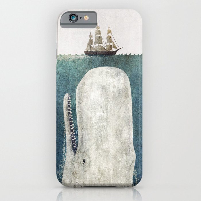 the whale - vintage iphone case