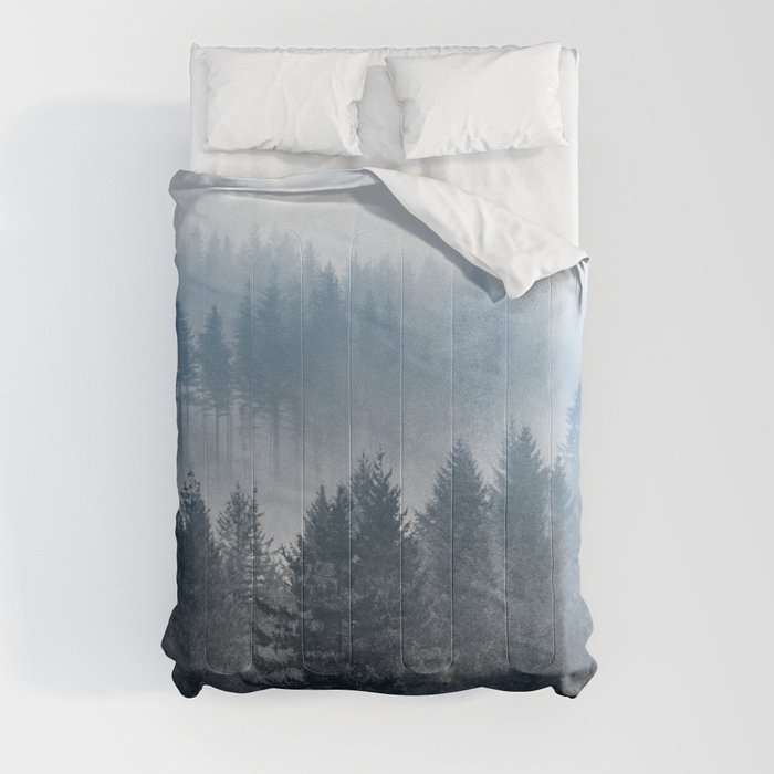 Pacific Northwest Forest Adventure II - Nature Photography Comforter