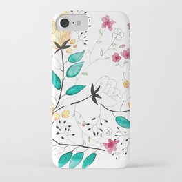 Colorful Flower Dance iPhone Case