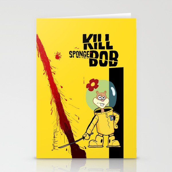 Kill Spongebob Stationery Cards