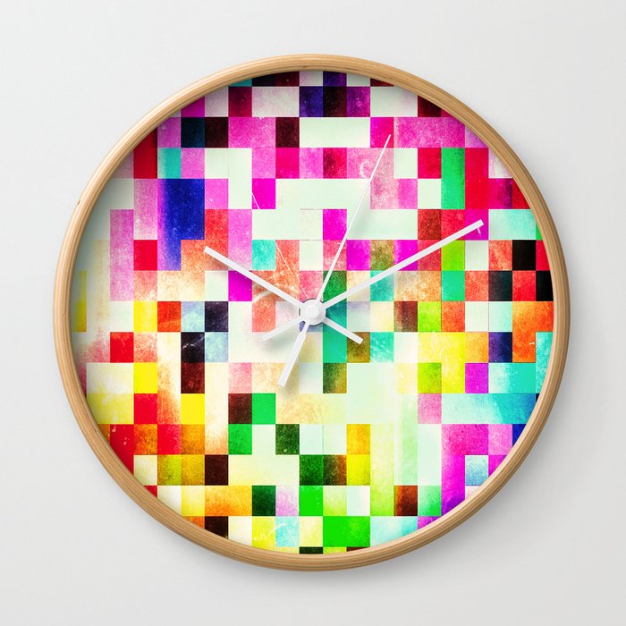 GROWN UP PIXELS Wall Clock