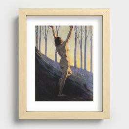 "We found our own, O my Soul, in the calm and cool of the daybreak" (Margaret C. Cook, 1913) Recessed Framed Print
