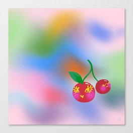 Cherry Babies Canvas Print