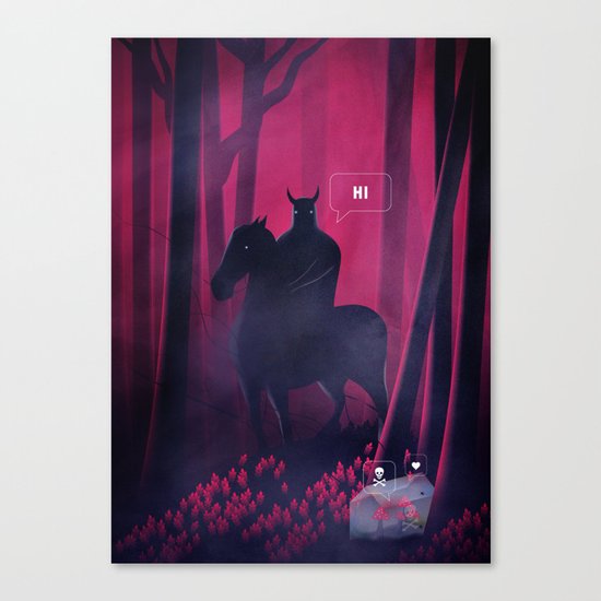 Dangerous Date Canvas Print