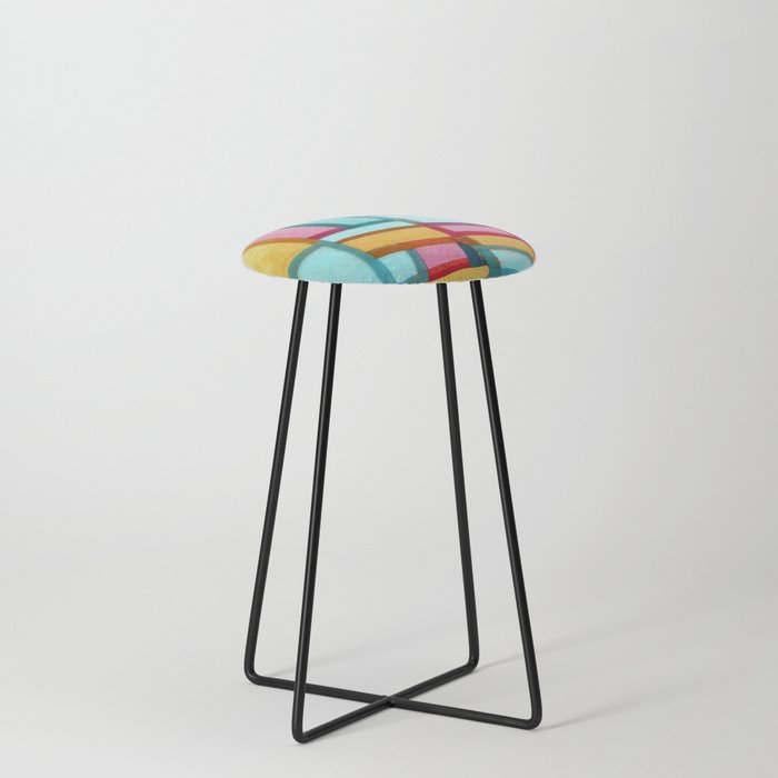 Colorful Steps Counter Stool
