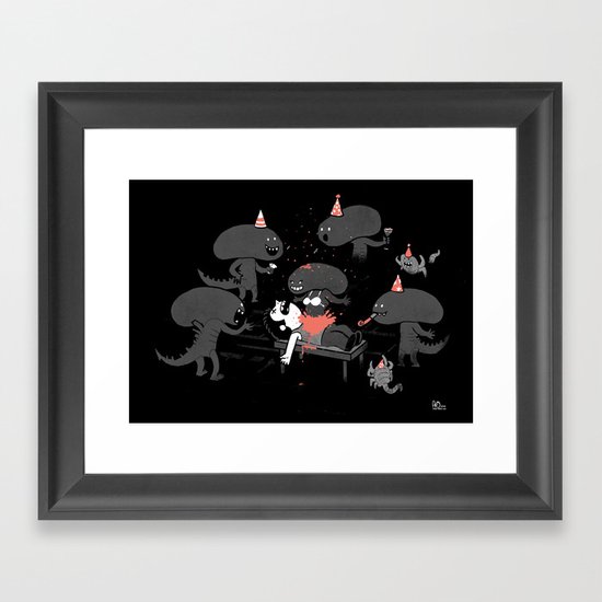 Surprise!!! Framed Art Print