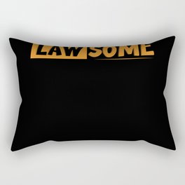 Lawsome Lawyer Attorney Rectangular Pillow