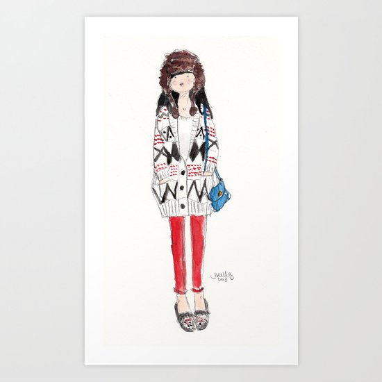 TRAPPER Art Print