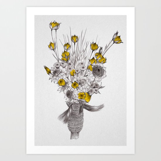 Les Fleurs Art Print