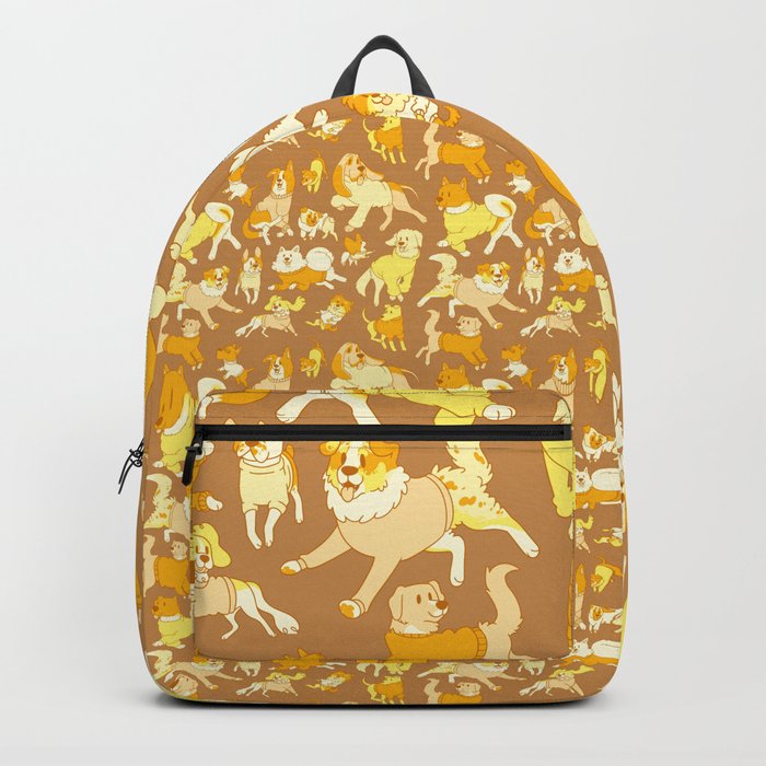 Dogs In Sweaters (Brown) Backpack
