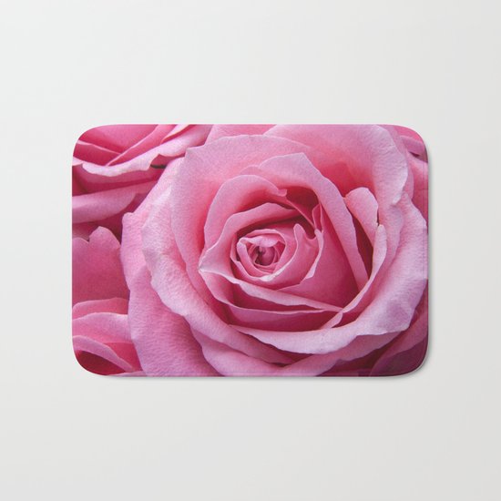 Pink roses Bath Mat