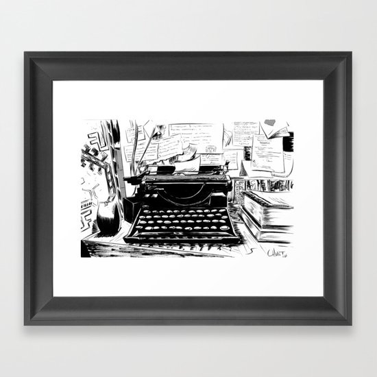 Shakespeare and Company Framed Art Print