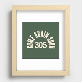 SOON 305 Recessed Framed Print