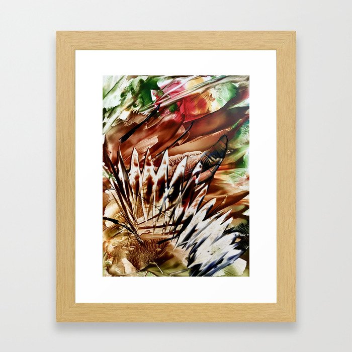 Wax depicts Autumn Framed Art Print
