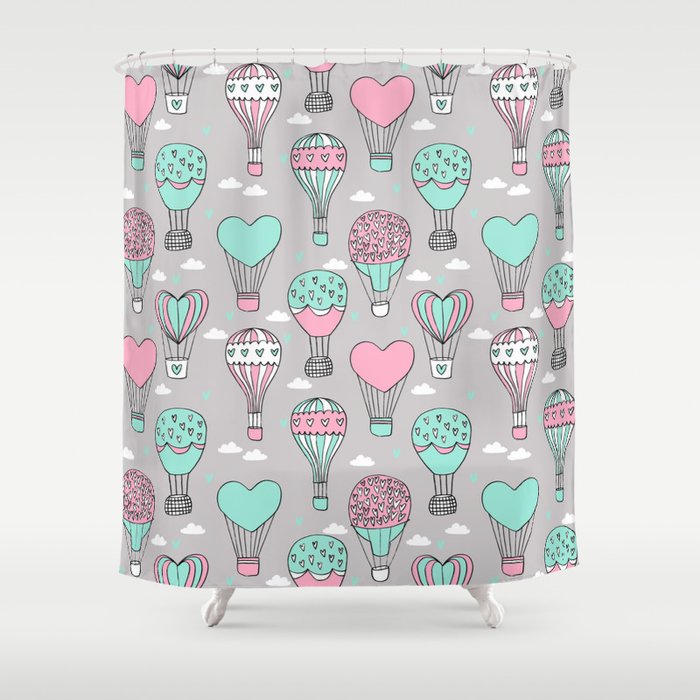 Hot Air Balloon Love Valentines Day Gifts Heart Shape Girls