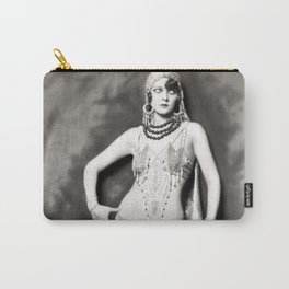 Ziegfeld Follies Glamourous Showgirl Marion Benda black and white photography - photographs Carry-All Pouch