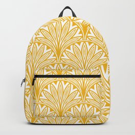 Art deco pattern Backpack | Yeallow, Egyptian, Artdeco, Graphicdesign, Palmleaves, Pattern, Pillow, Gld, Digital 