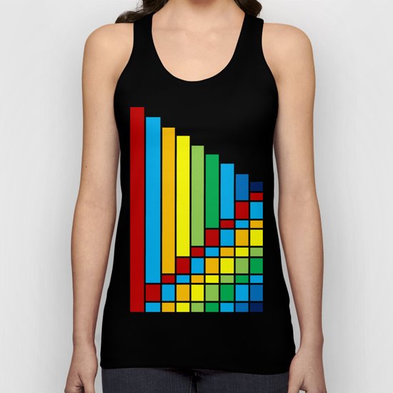 Fuzz Outline Unisex Tank Top