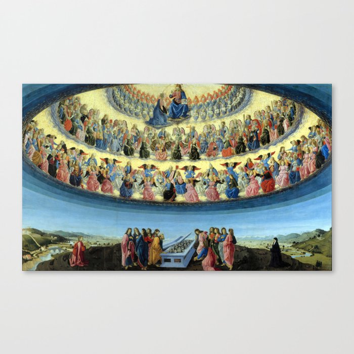 Assumption of the Virgin (Botticini) Canvas Print
