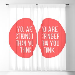 you are stronger than you think Blackout Curtain