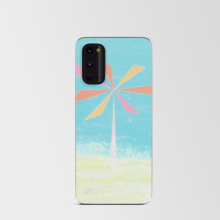 Lone Flower Bright Android Card Case