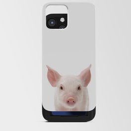 Baby Pig, Farm Animals, Art for Kids, Baby Animals Art Print By Synplus iPhone Card Case