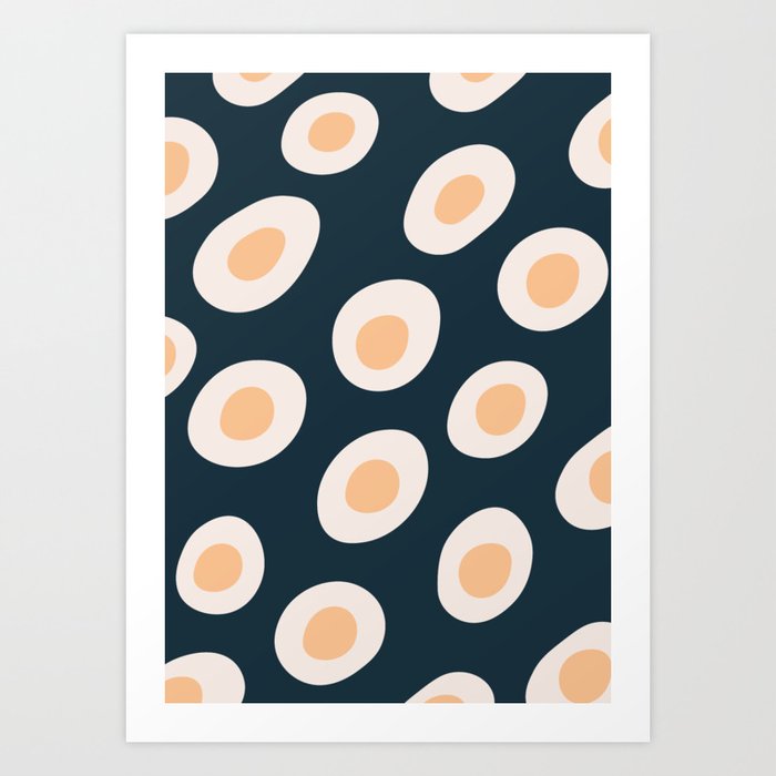 Egg Pattern 1 Art Print
