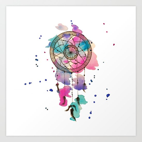 Dream Catcher Art Print