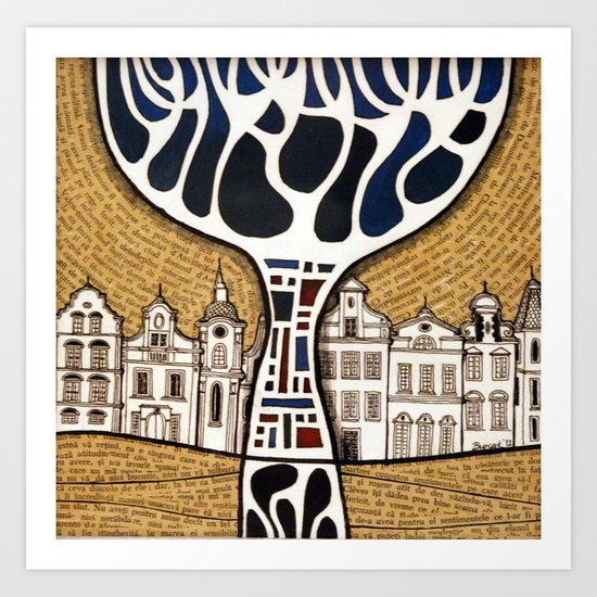 city Art Print