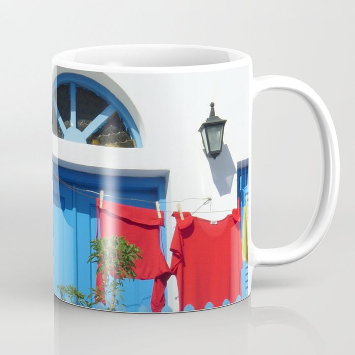 Santorini Love Coffee Mug