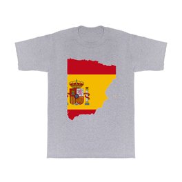 Flag map of Spain T Shirt | Spaincricket, Spaingolf, Spaincoatofarms, Spaintennis, Thespain, Spainboxing, Spainmap, Spainlogo, Painting, Spainvolleyball 