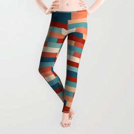 Colorful stripes decoration Leggings