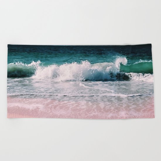 Crash into me (Samana Island Dominican Republic) Beach Towel
