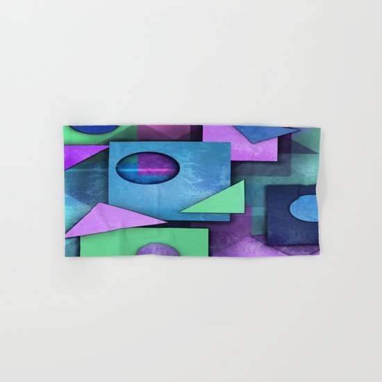 Geometric Chaos Hand & Bath Towel