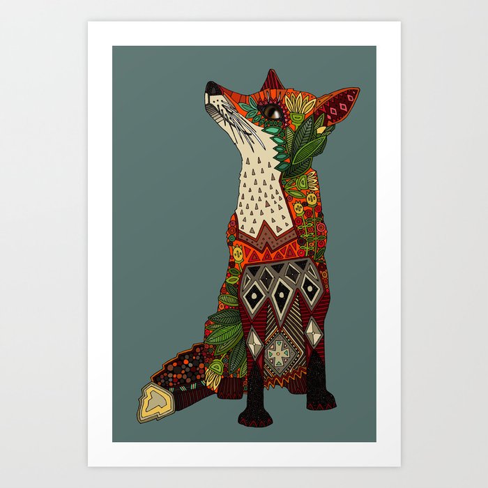 fox love Art Print
