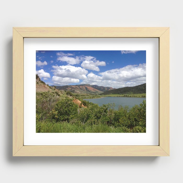 Painted Hills, Gros Venture Wilderness, Wyoming Recessed Framed Print