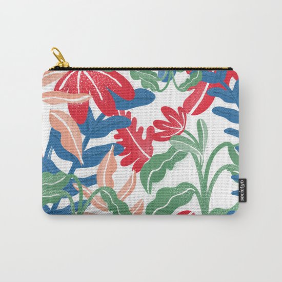 Tropical Vibes Pattern Carry-All Pouch