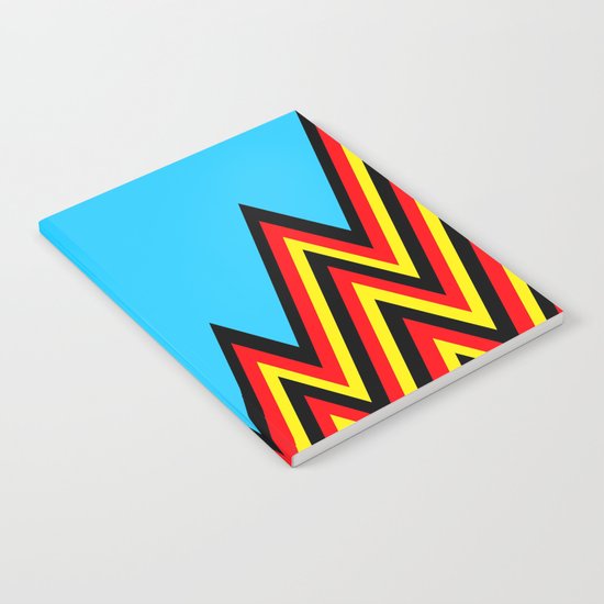 Black And Red And Yellow......And Blue Notebook