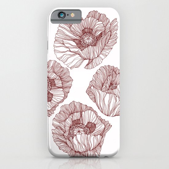 Poppies iPhone & iPod Case