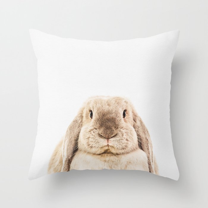 Bunny Rabbit Throw Pillow