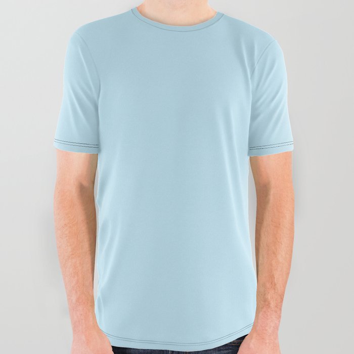 Baby blue background All Over Graphic Tee