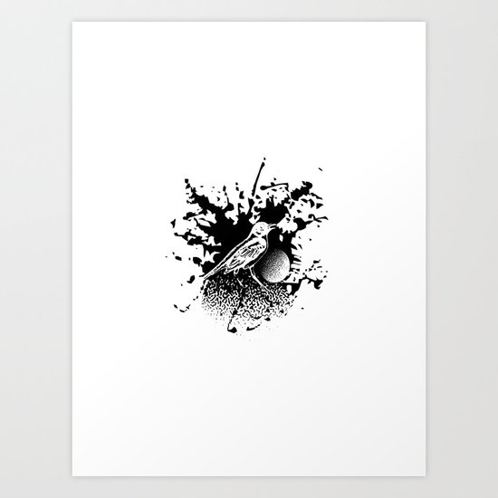 Bird Gard Art Print