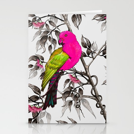 King Parrot Stationery Cards