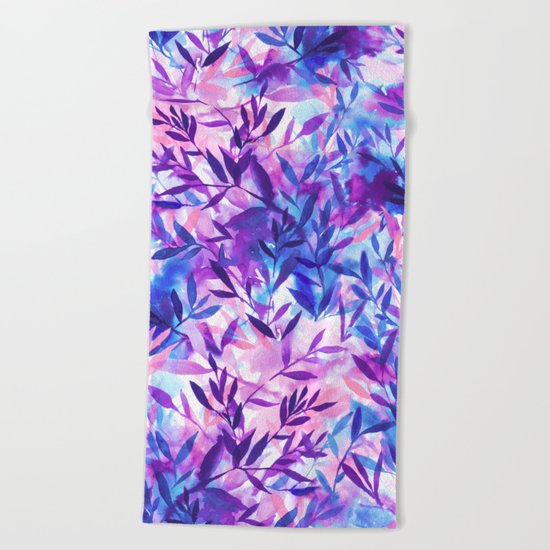 Changes Purple Beach Towel