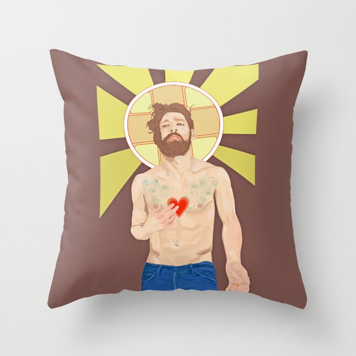 Sacred Heart Throw Pillow